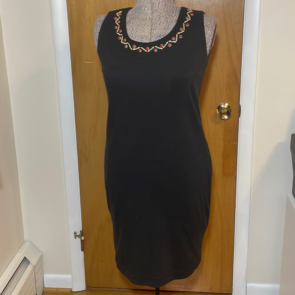 Liz Claiborne Dresses Womens Small 2 Piece Set Black Dress and Cardigan